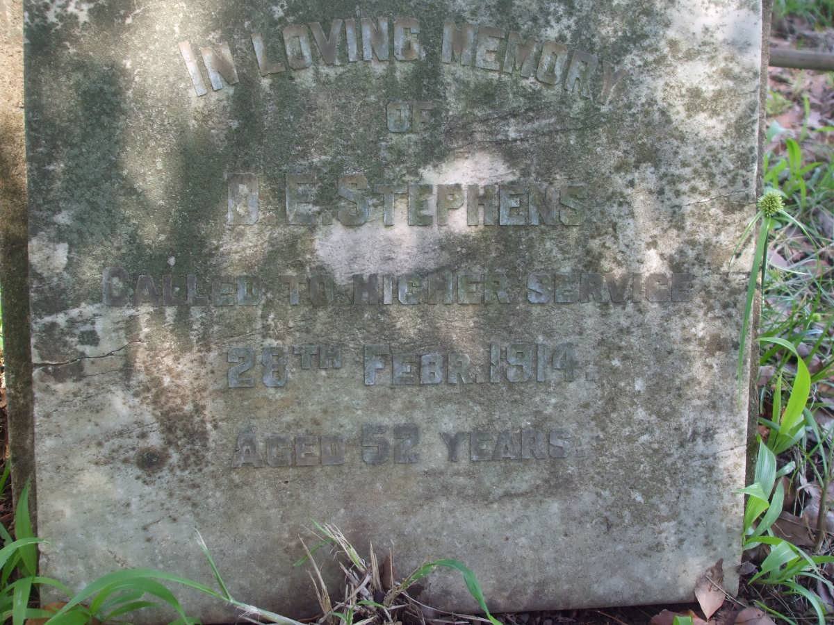 STEPHENS D.E. -1914