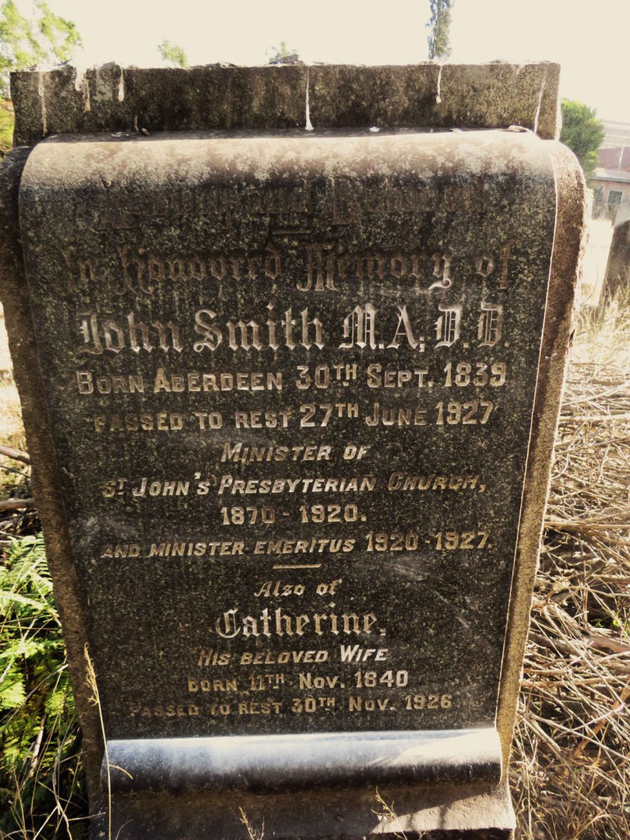 SMITH John 1839-1927 & Catherine 1840-1926