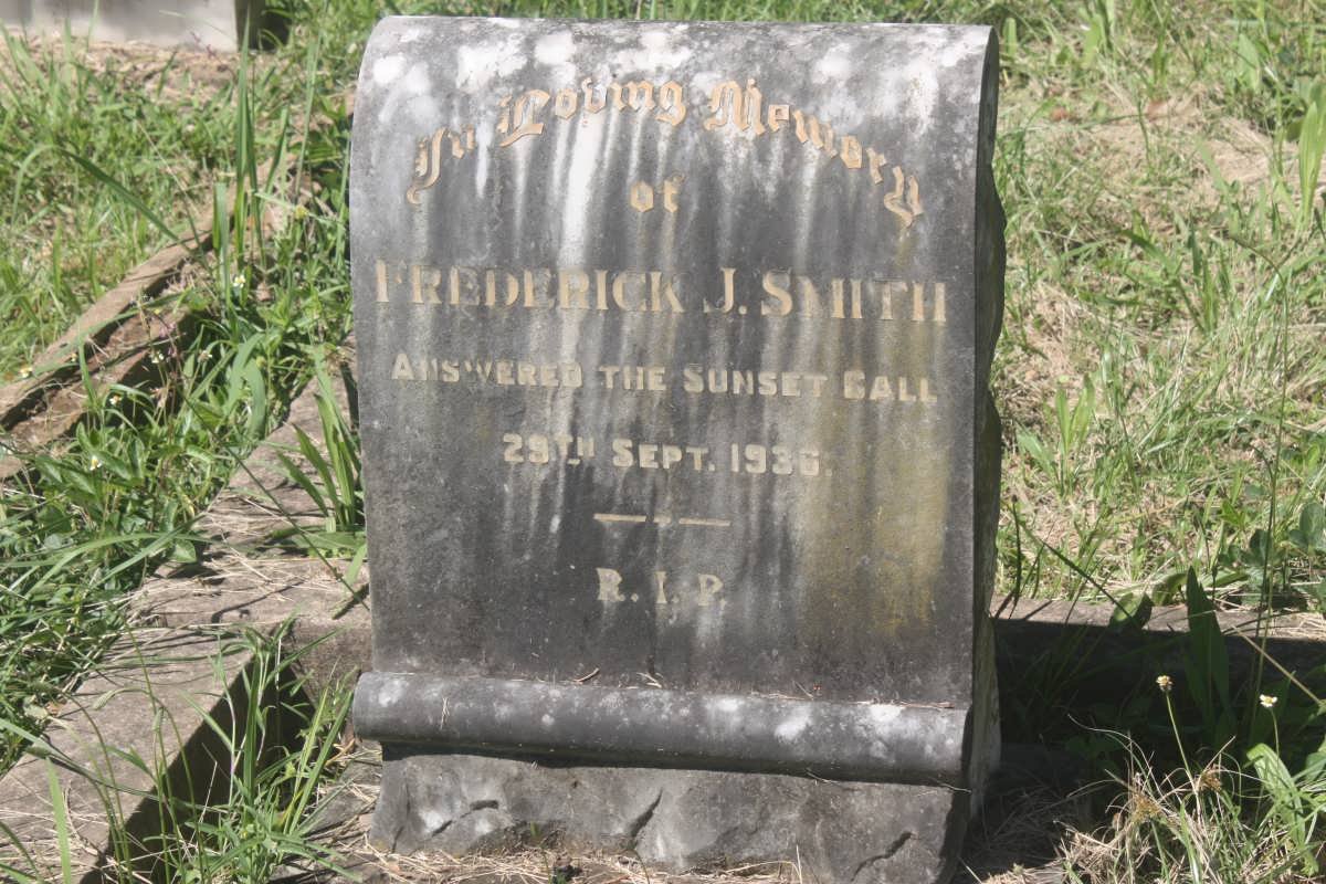 SMITH Frederick J. -1936
