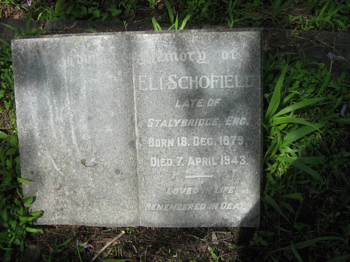 SCHOFIELD Eli 1879-1943