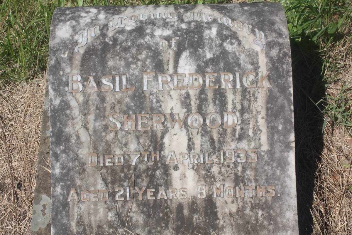 SHERWOOD Basil Frederick -1935