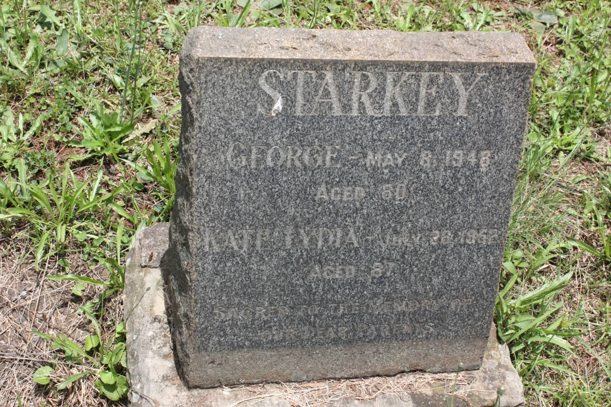 STARKEY George -1948 &amp; Kate Lydia -1952