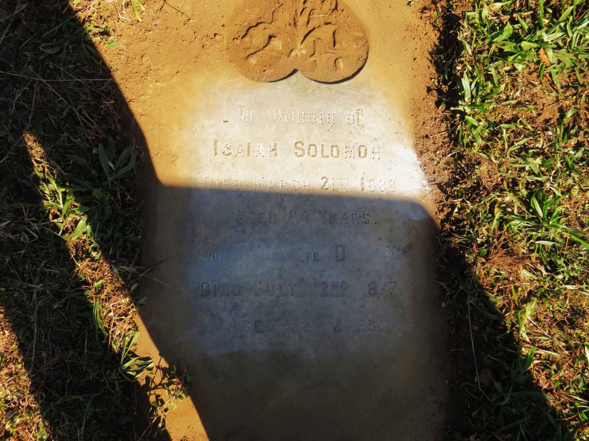 SOLOMON Isaiah -1888 & Dinah -1877