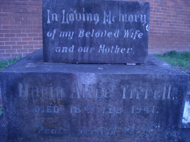 TIRRELL Maria Alice -1941