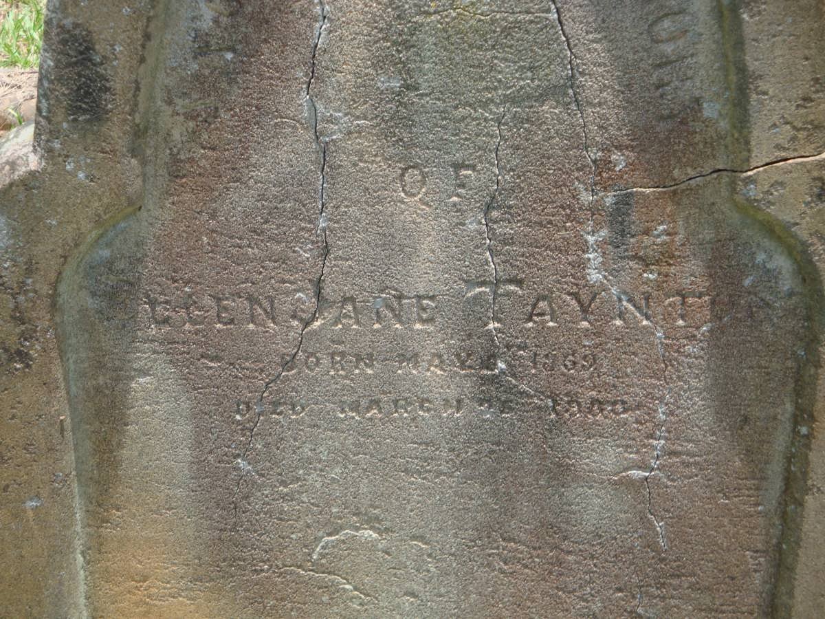 TAYNTON Ellen Jane 1869-1900