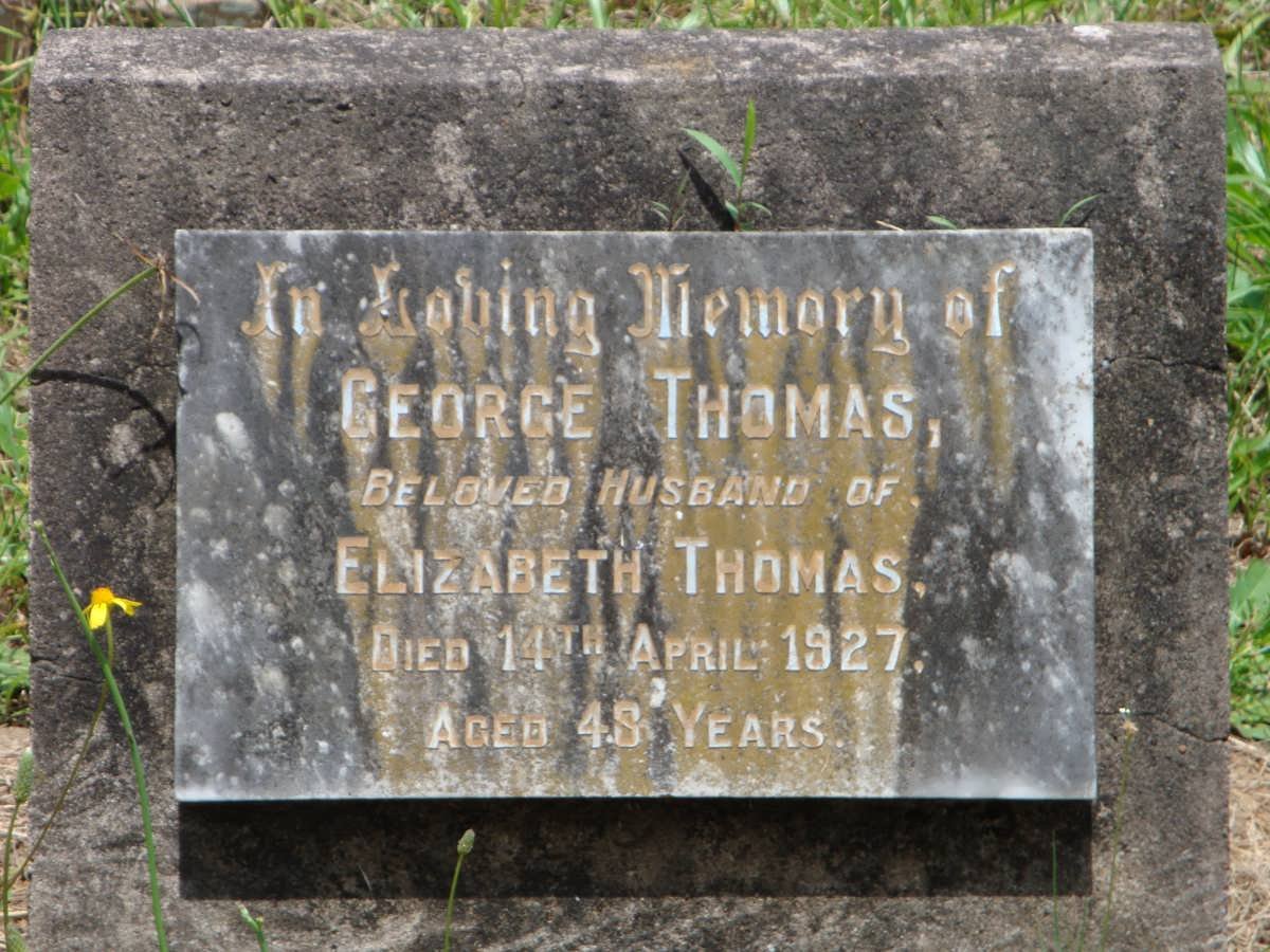 THOMAS George -1927