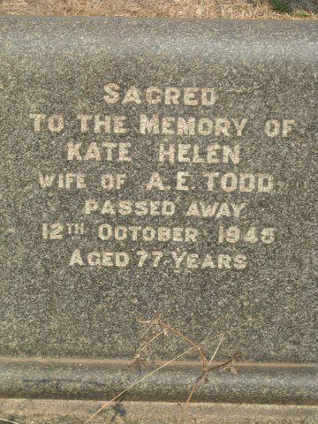 TODD Alfred Edward -1943 & Kate Helen -1945 _2