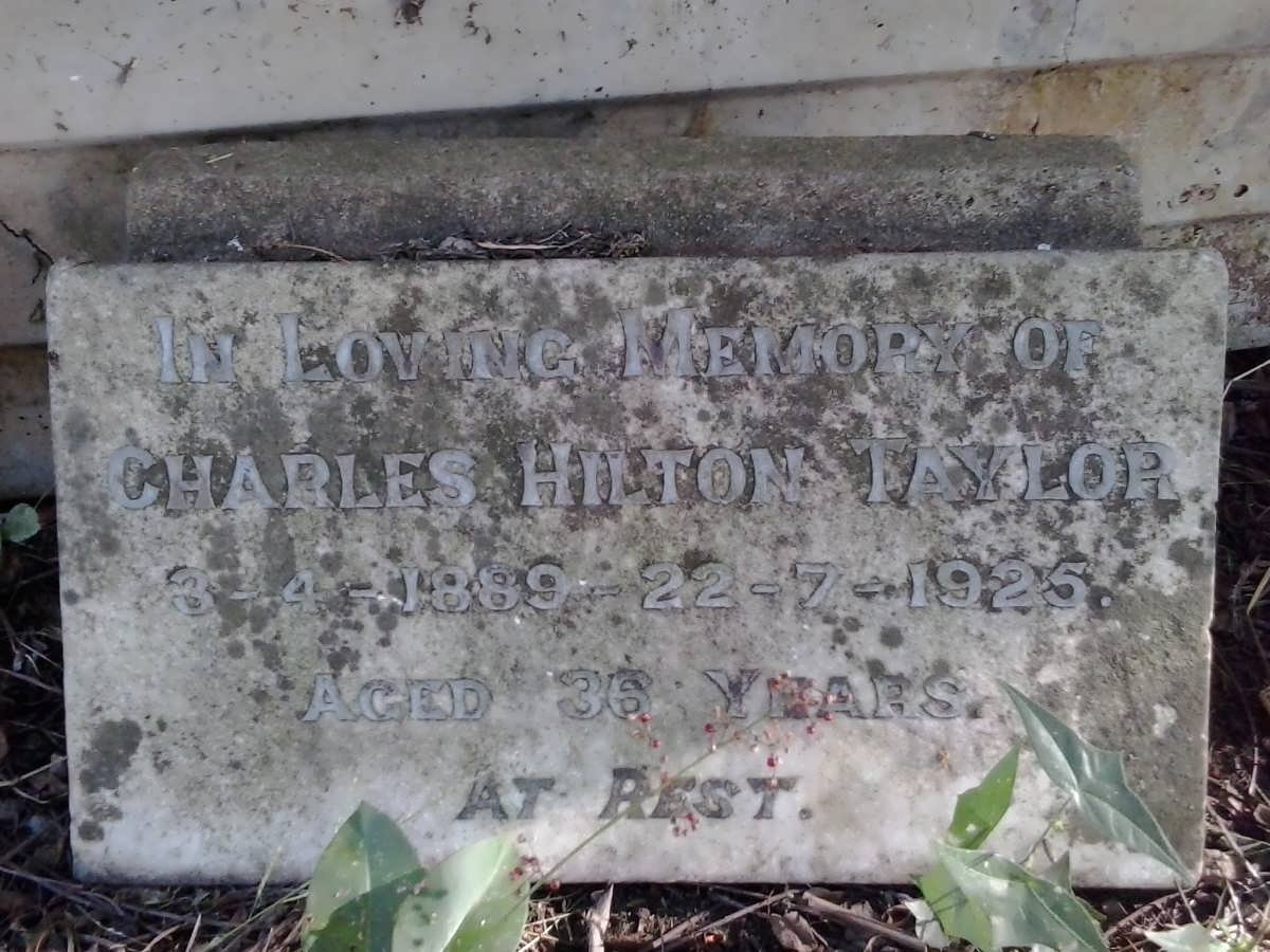 TAYLOR Charles Hilton 1889-1925