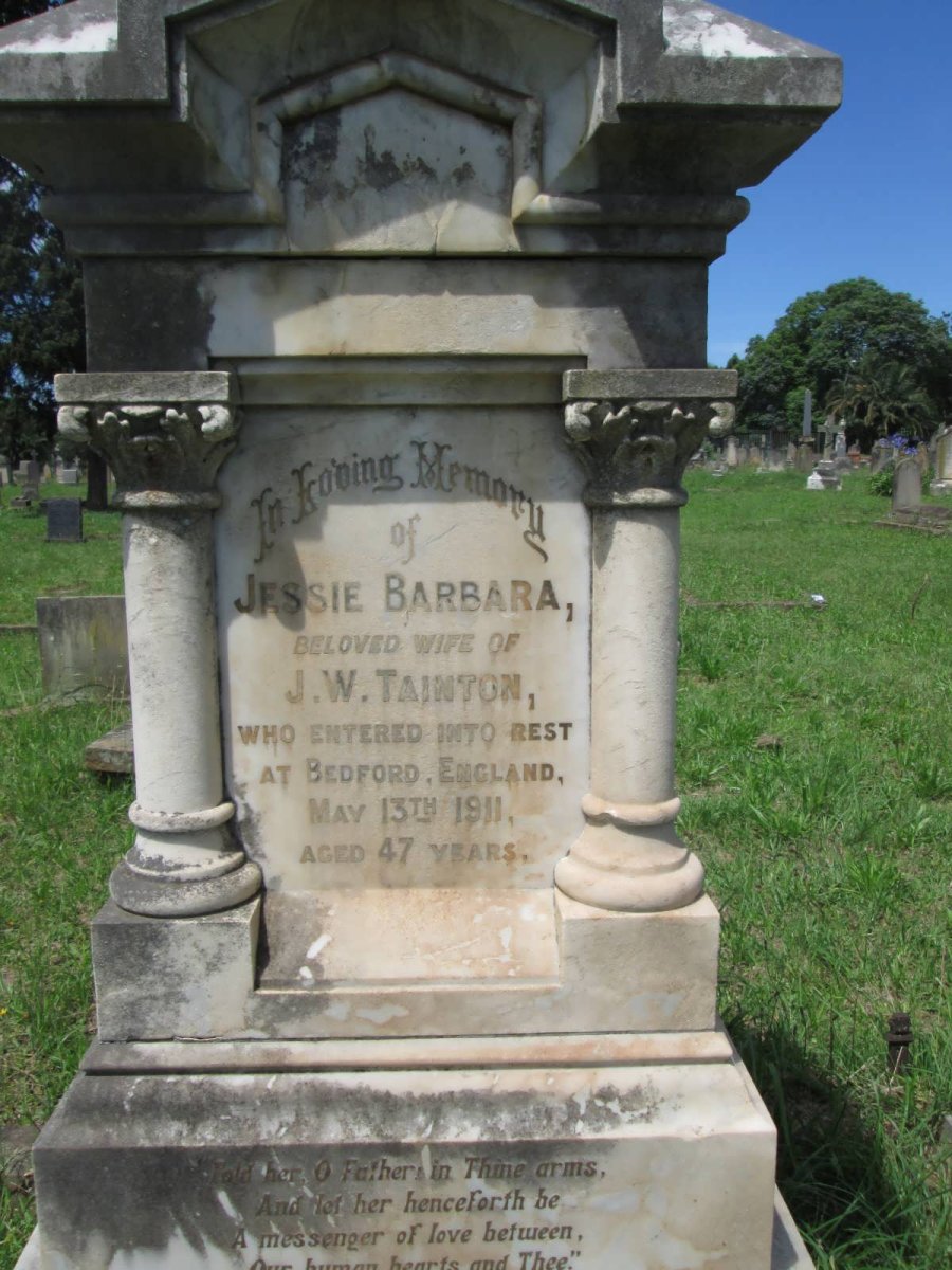 TAINTON Jessie Barbara -1911