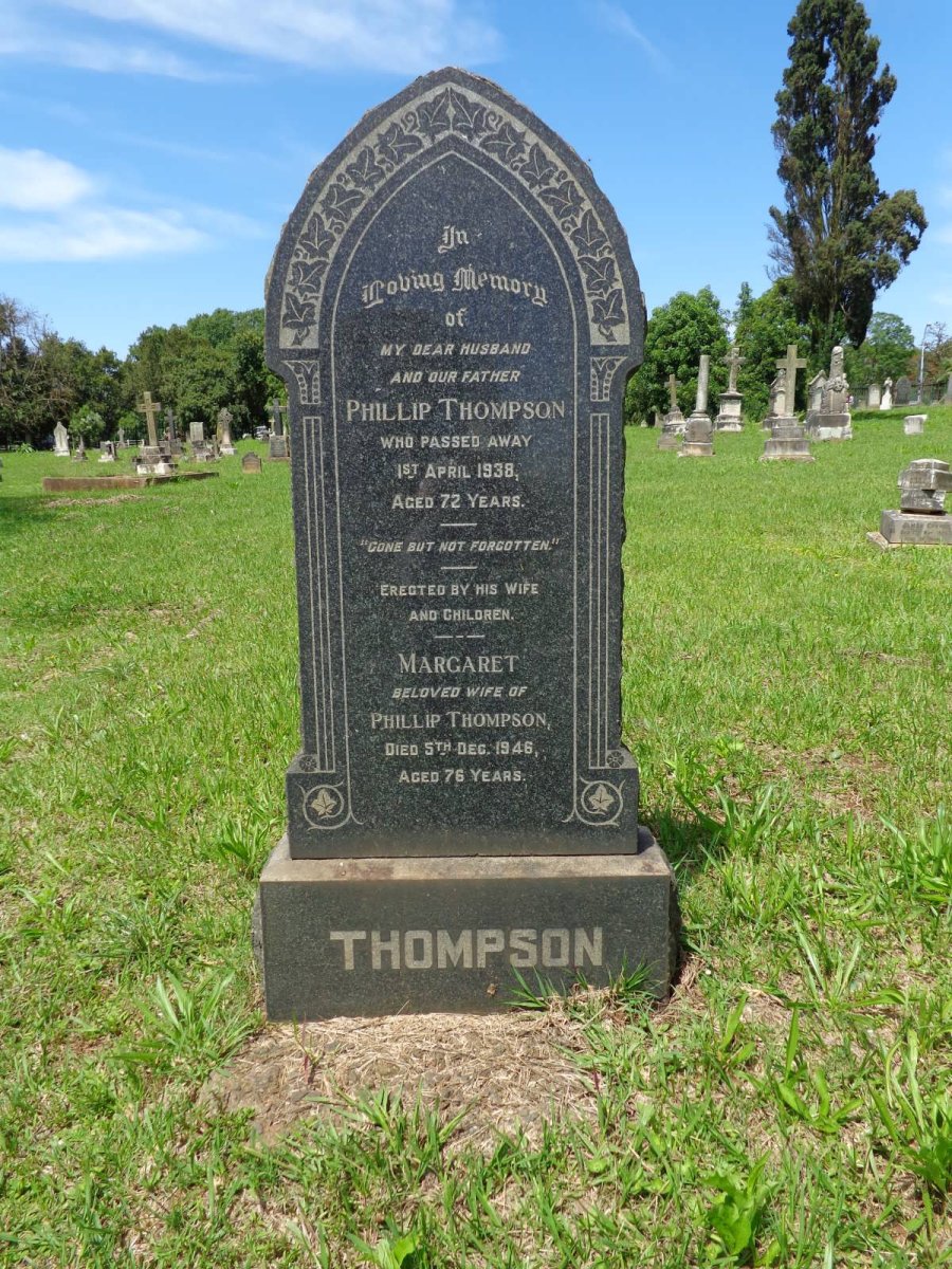 THOMPSON Phillip -1938 &amp; Margaret -1946