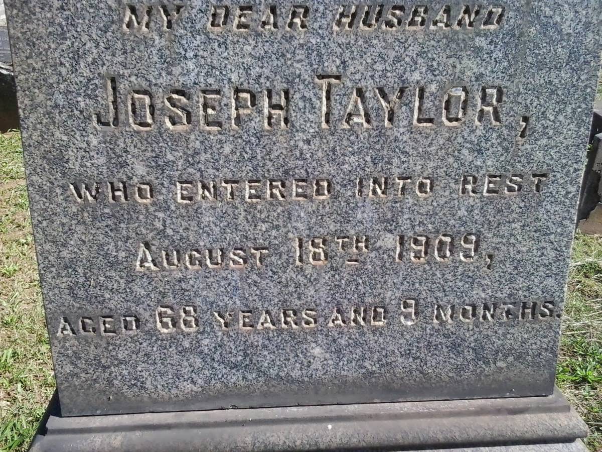 TAYLOR Joseph -1909