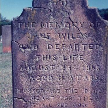 WILES Jane -1868
