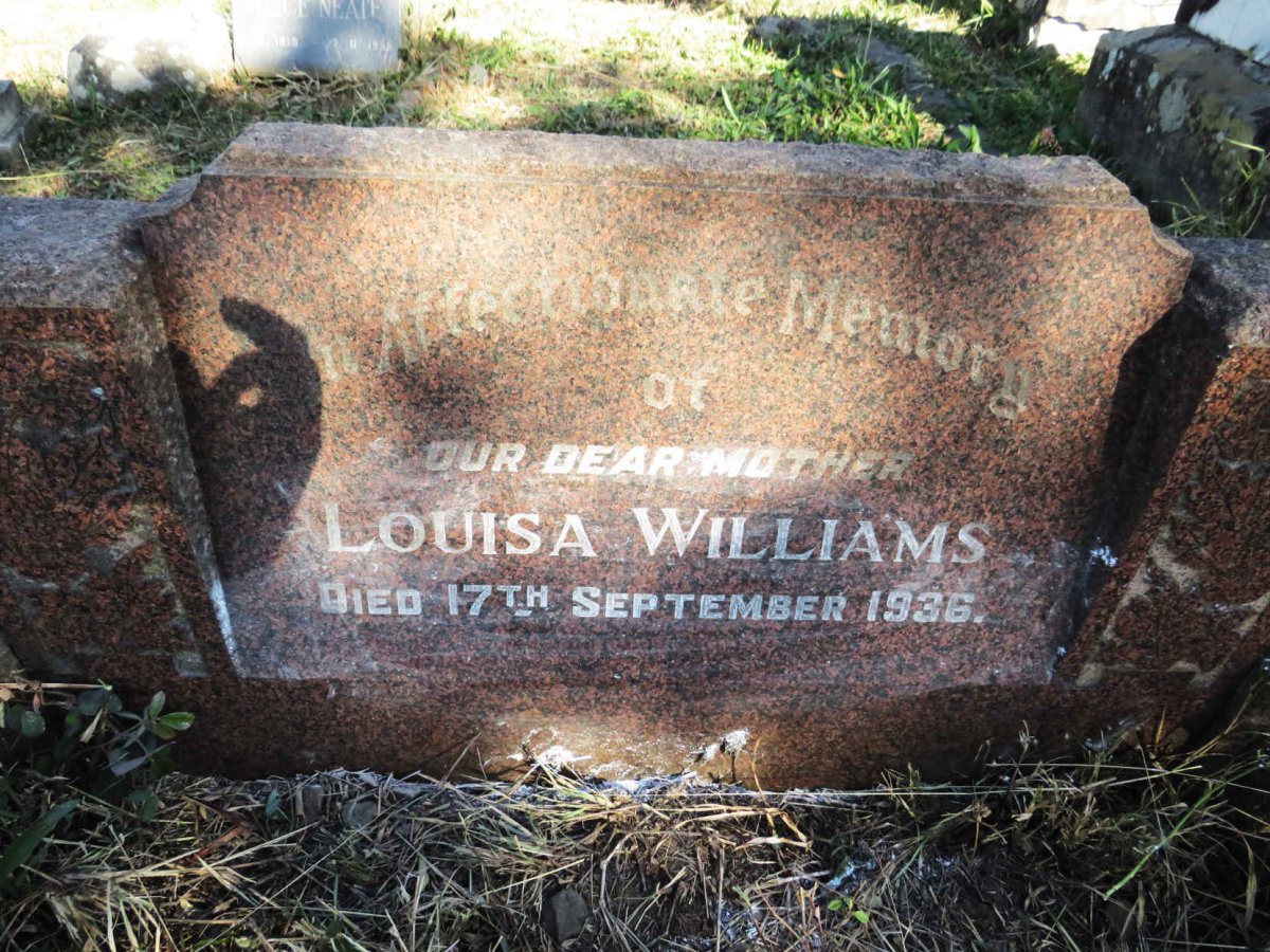 WILLIAMS Louisa -1936