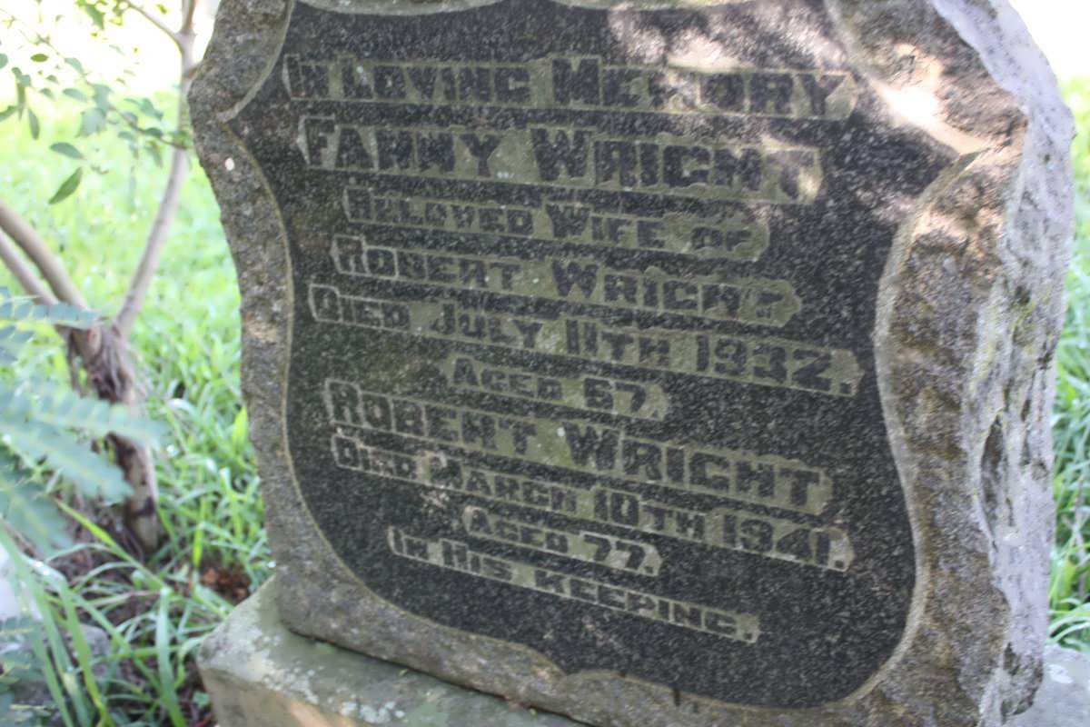 WRIGHT Robert -1941 &amp; Fanny -1932