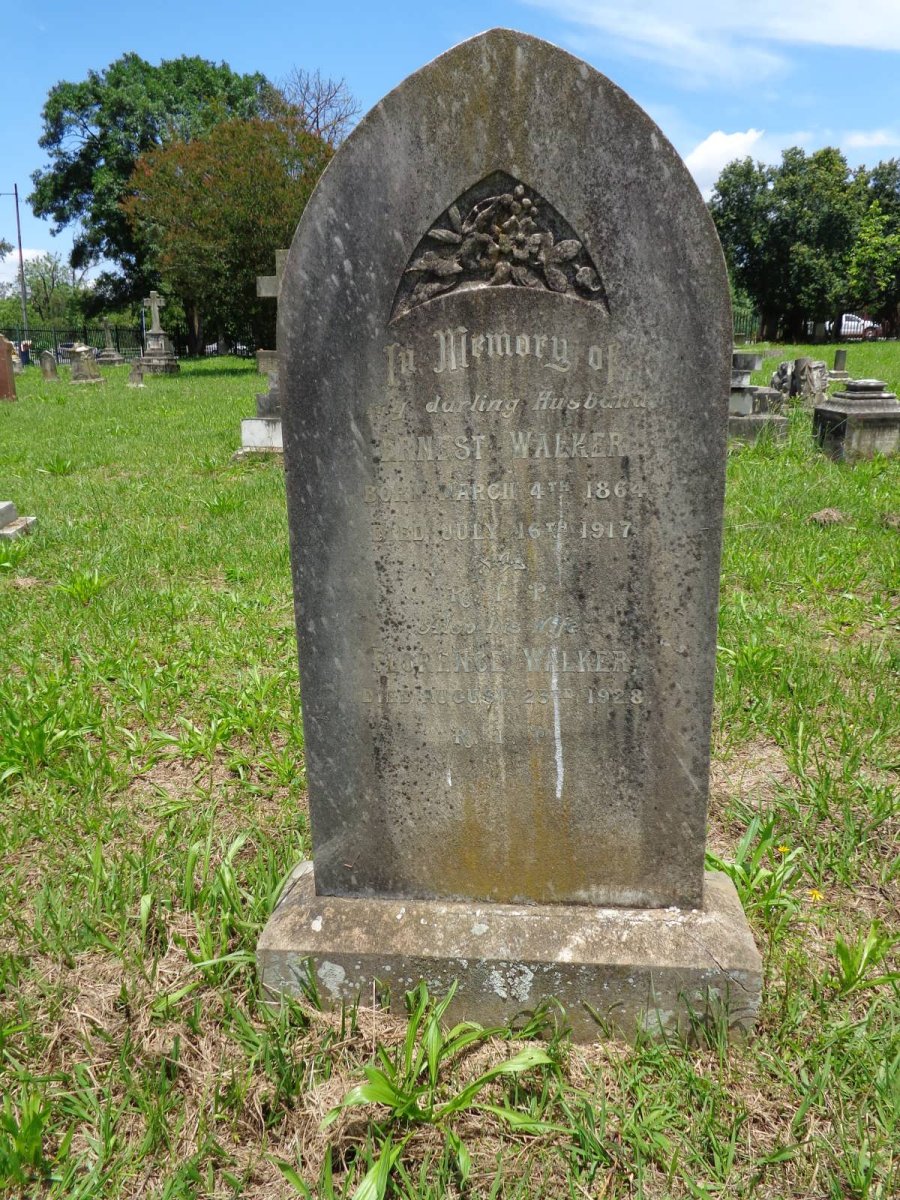 WALKER Ernest 1864-1917 &amp; Florence -1928