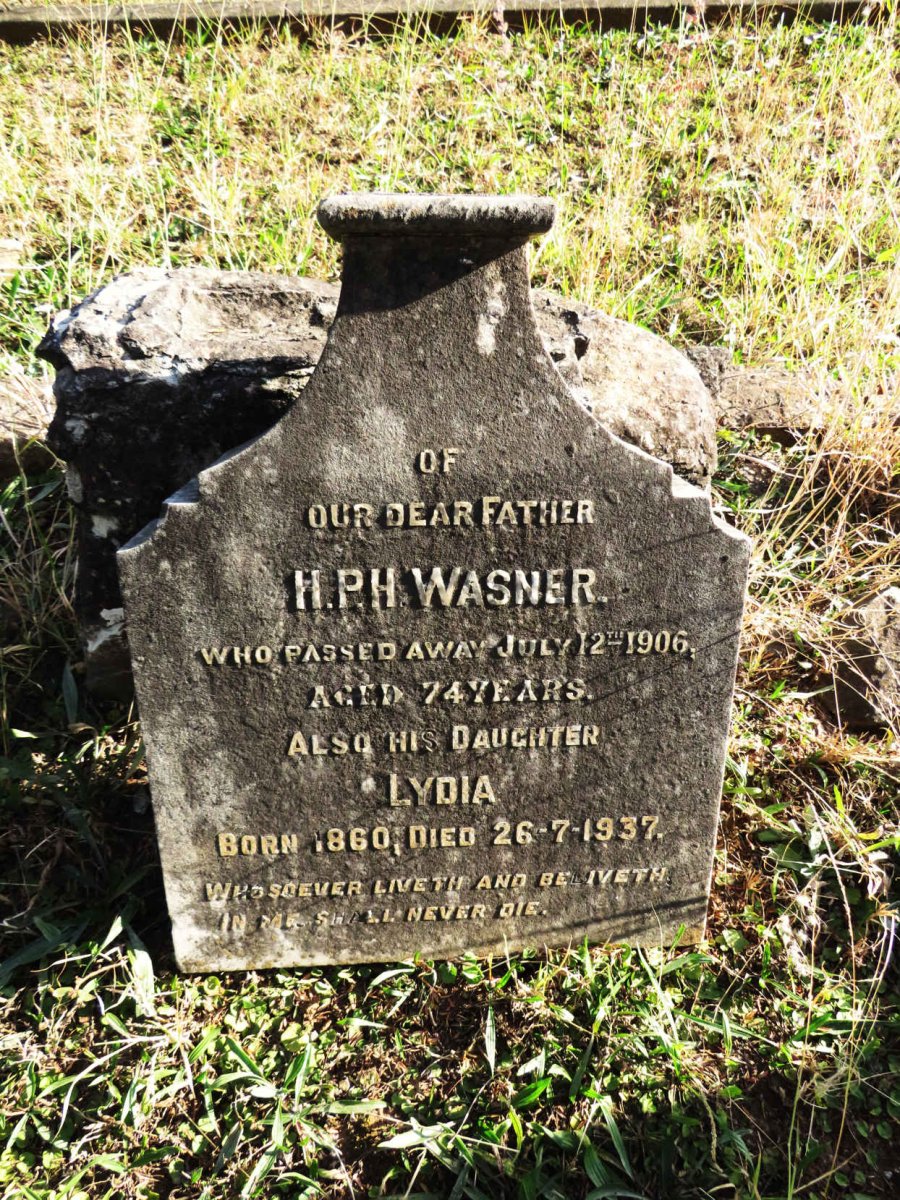 WASNER H.P.H -1906 :: WASNER Lydia -1860-1937