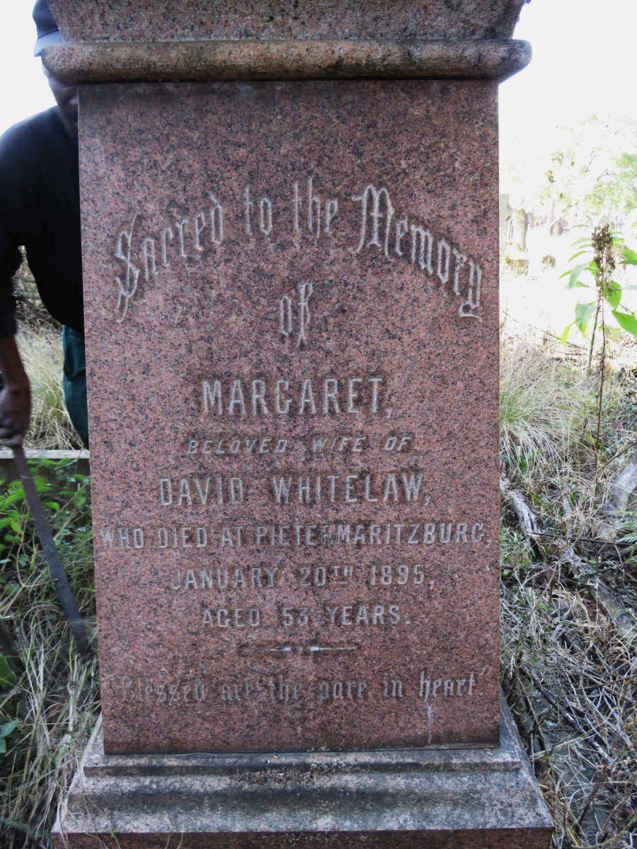 WHITELAW Margaret -1895