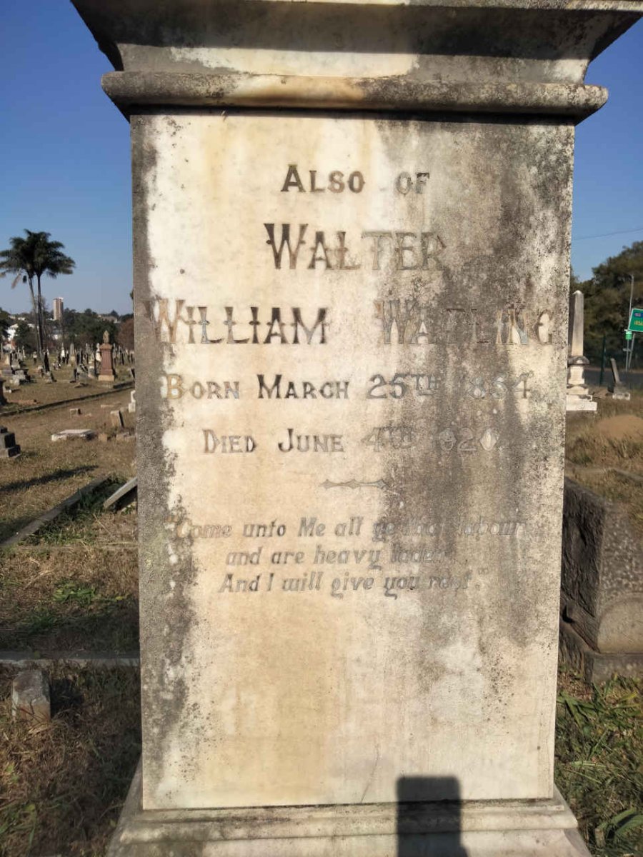 WATLING Walter William 1854-1920