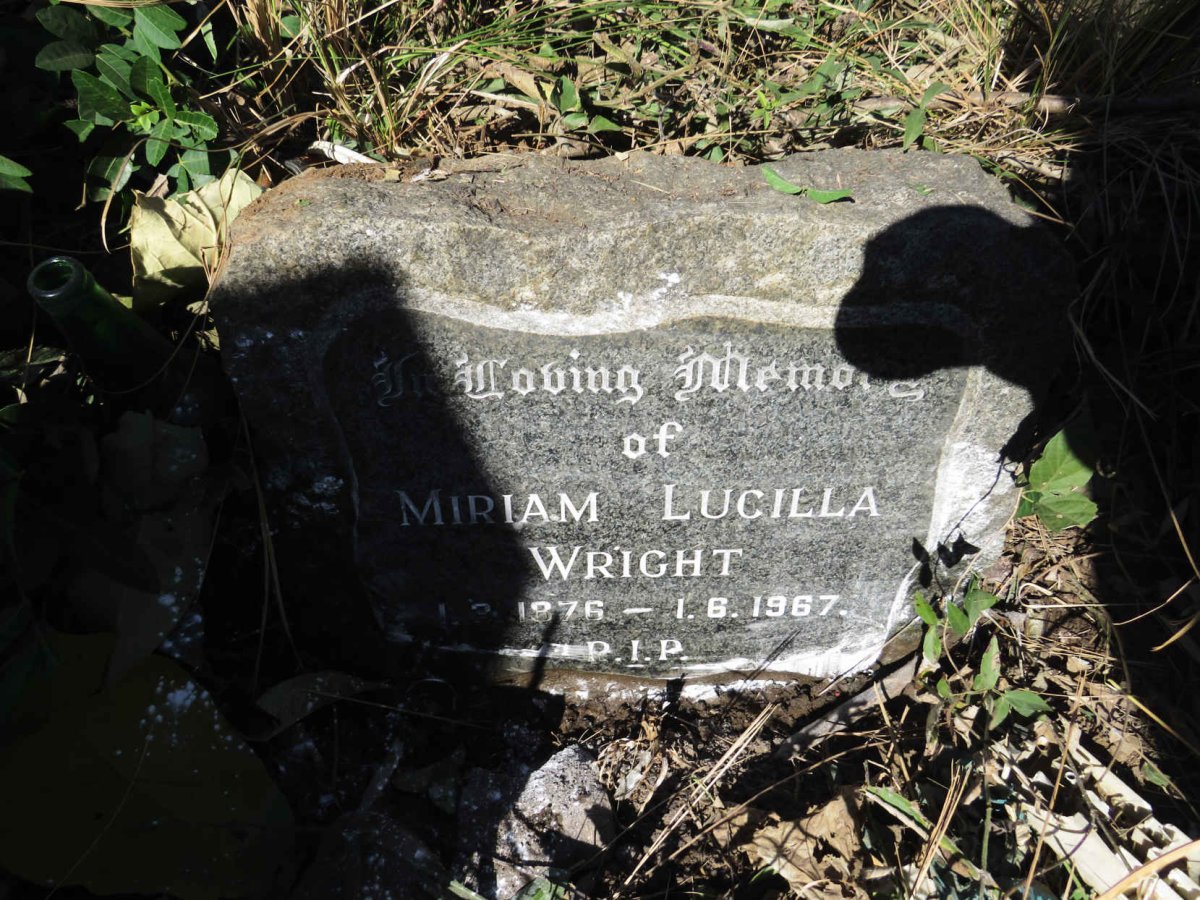 WRIGHT Miriam Lucilla 1876-1967