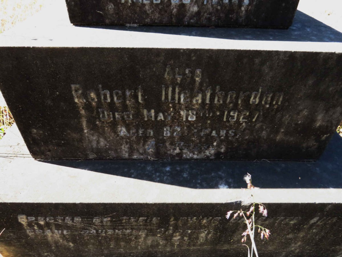 WEATHERDON Robert -1927 & Mary Jane -1926 _2