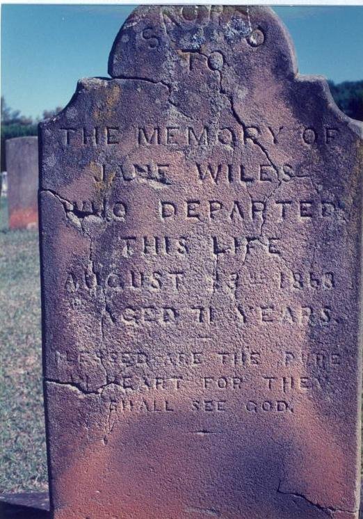 WILES Jane -1868