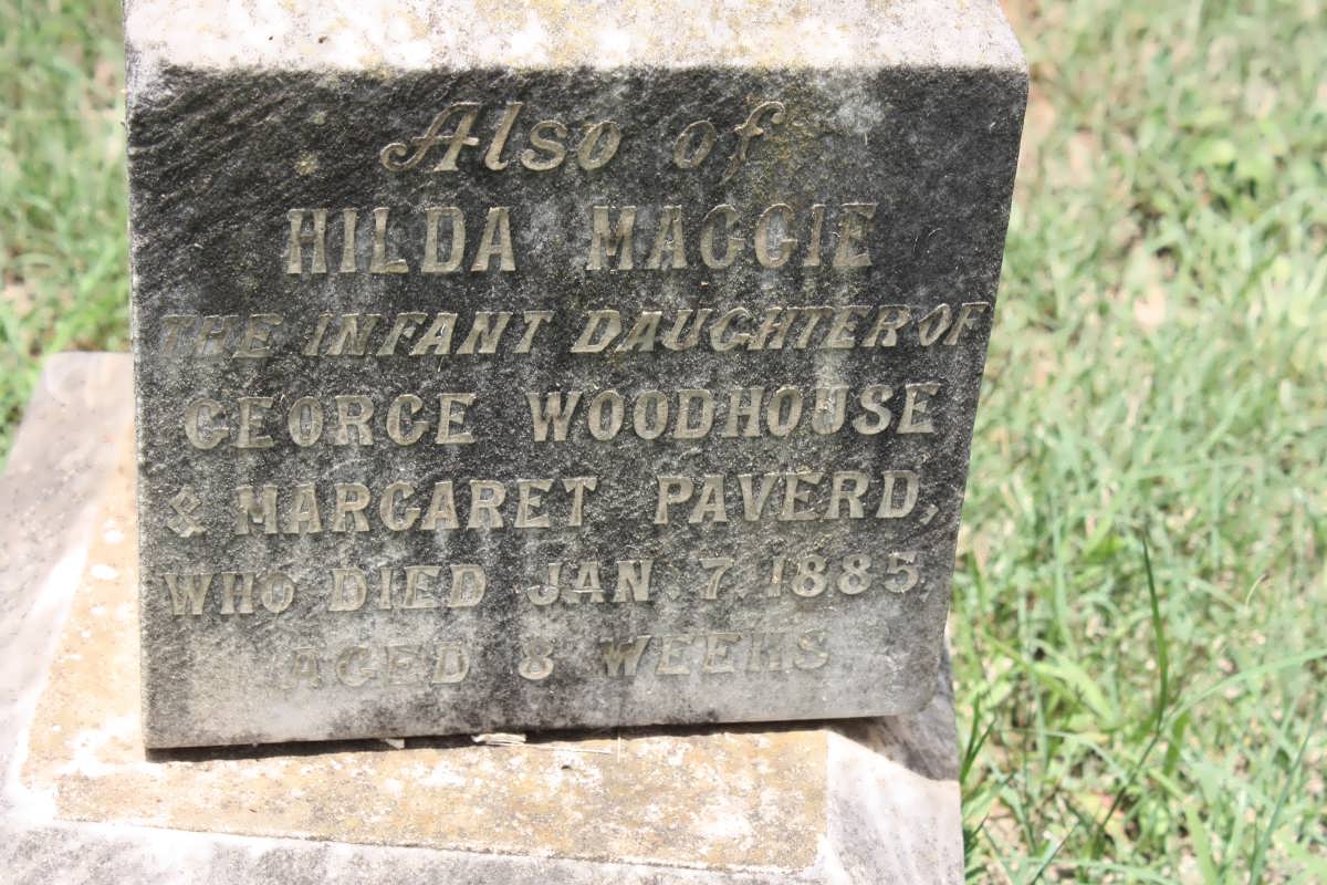 WOODHOUSE Hilda Maggie -1885