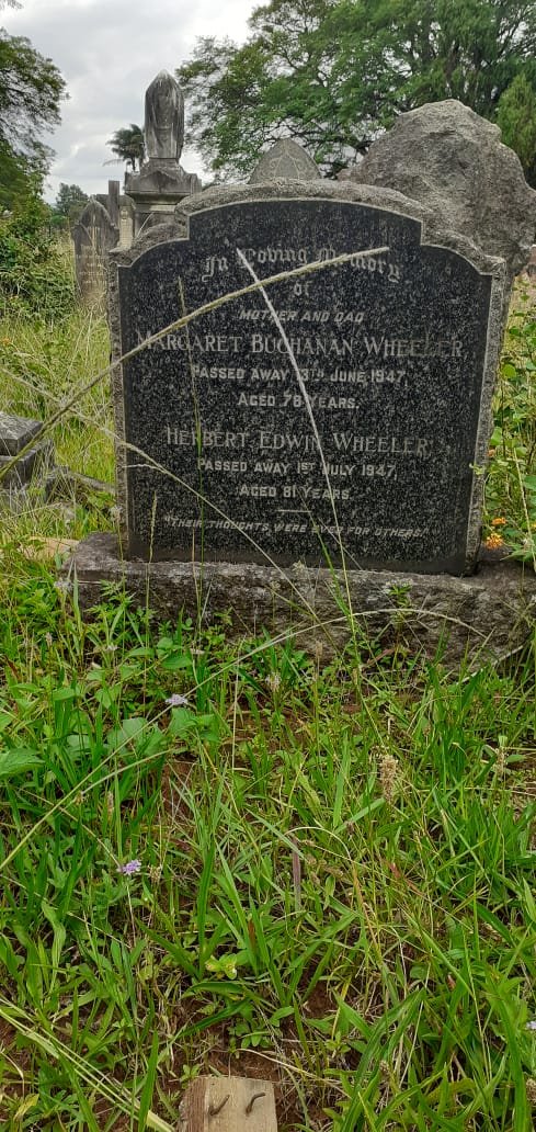 WHEELER Herbert Edwin -1947 &amp; Margaret Buchanan -1947