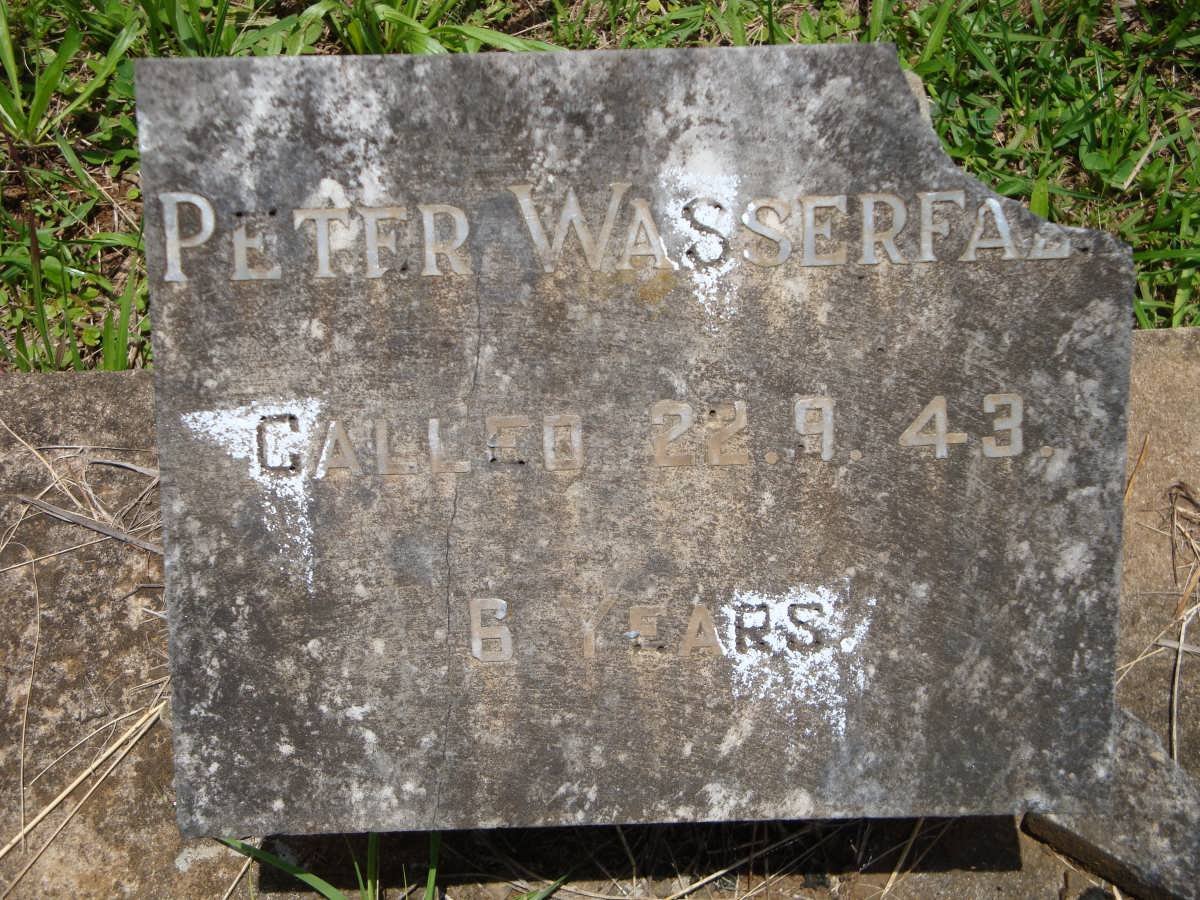 WASSERFAL Peter -1943