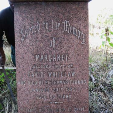 WHITELAW Margaret -1895