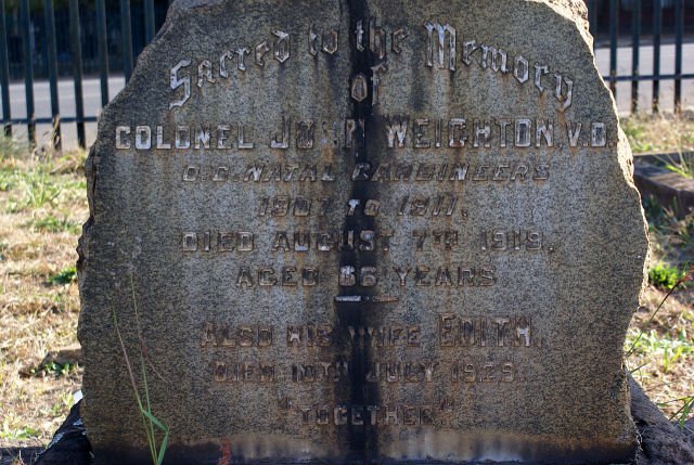 WEIGHTON Joseph -1919 &amp; Edith -1929