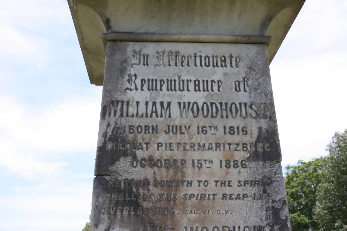 WOODHOUSE William -1816-1886