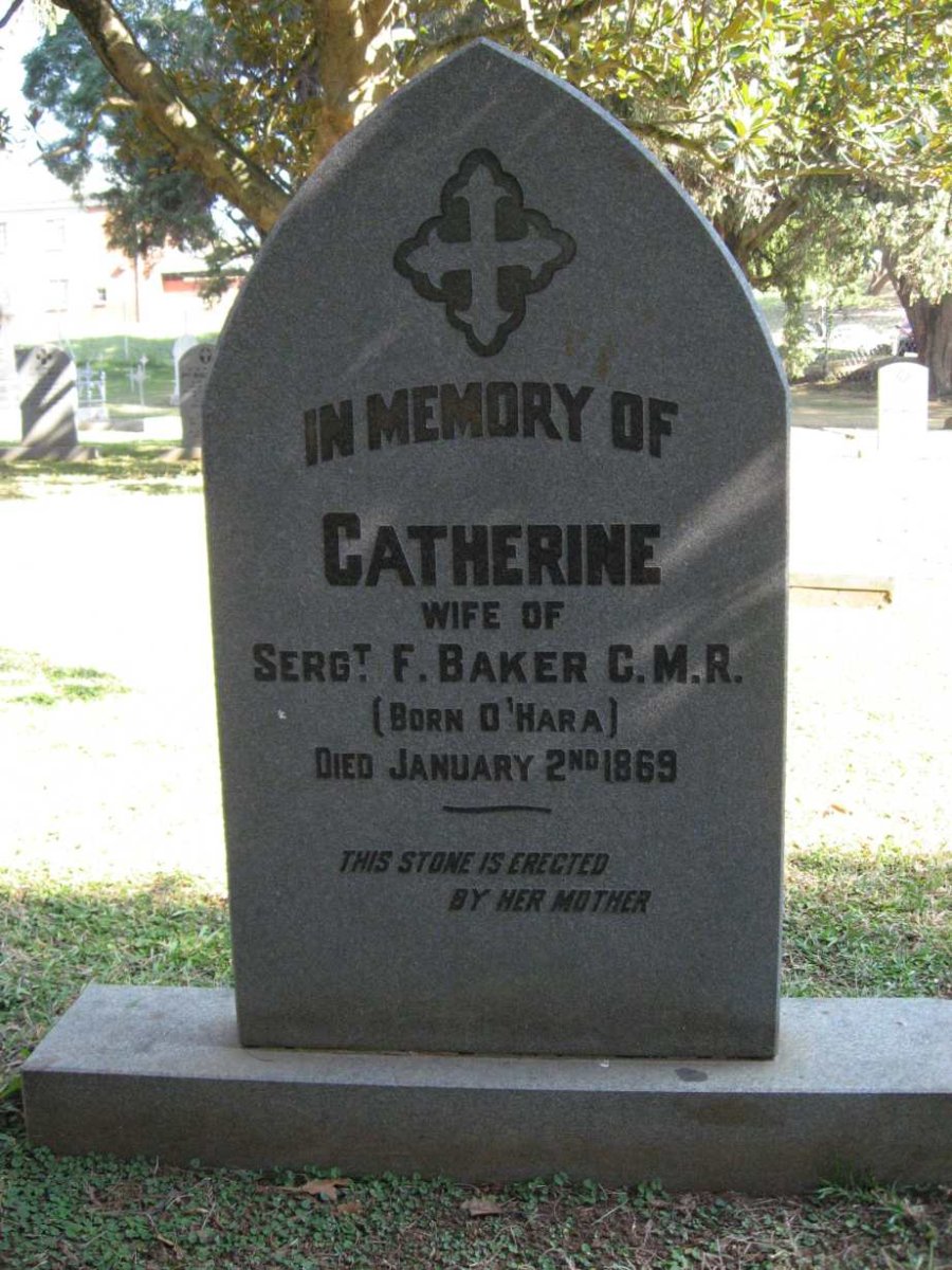 BAKER Cathrine nee O'HARA -1869
