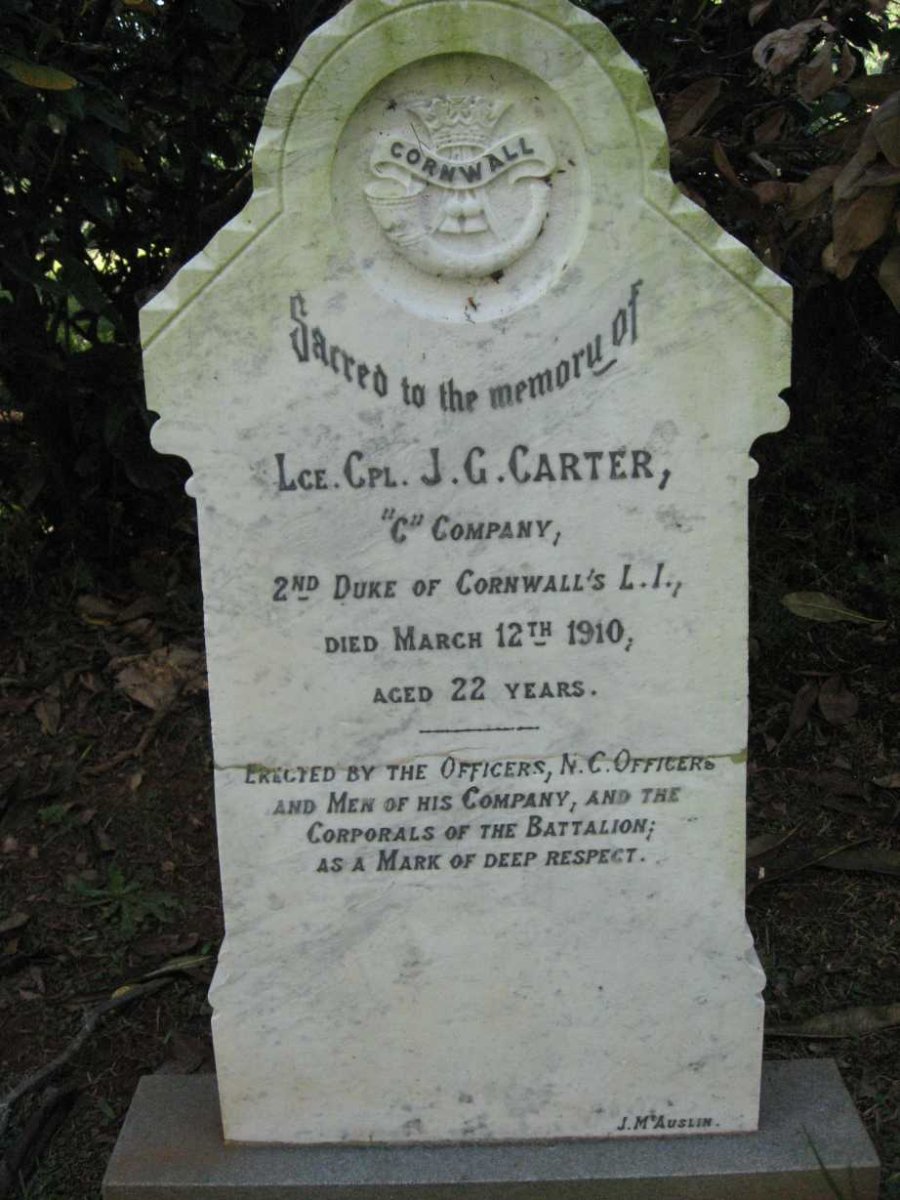CARTER J.G. -1910