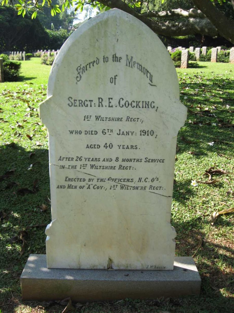 COCKING R.E. -1910