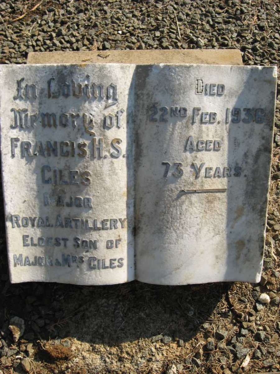 GILES Francis H.S. -1936