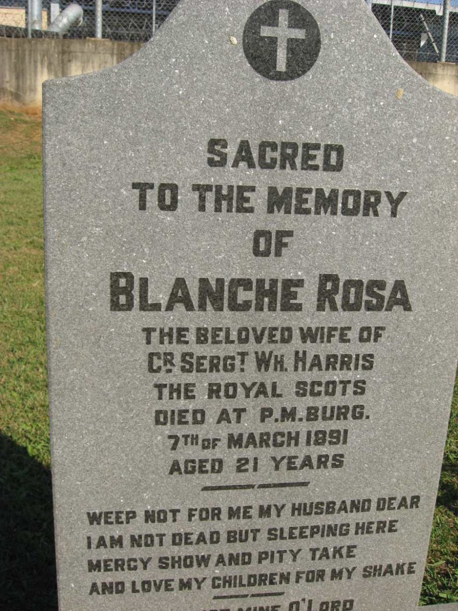 HARRIS Blanche Rosa -1891