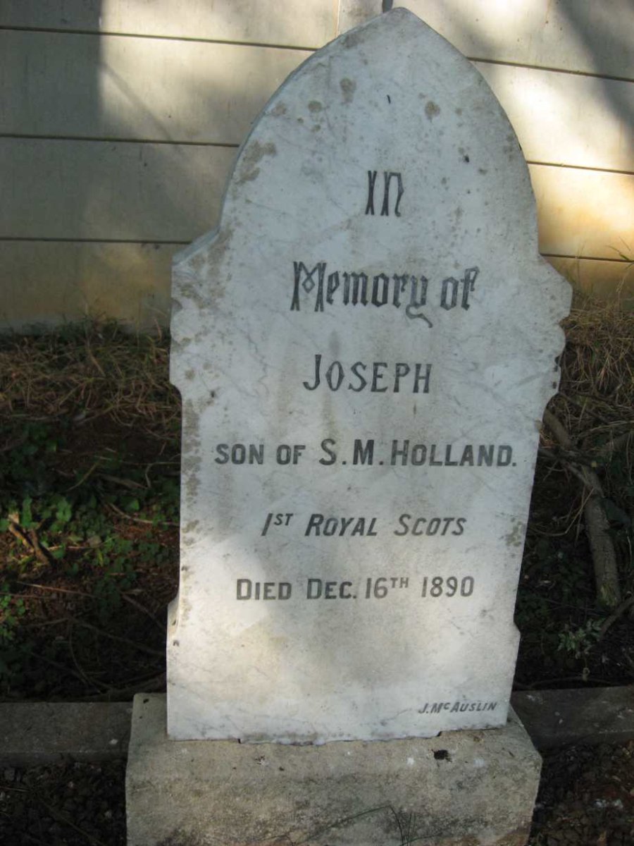 HOLLAND Joseph -1890