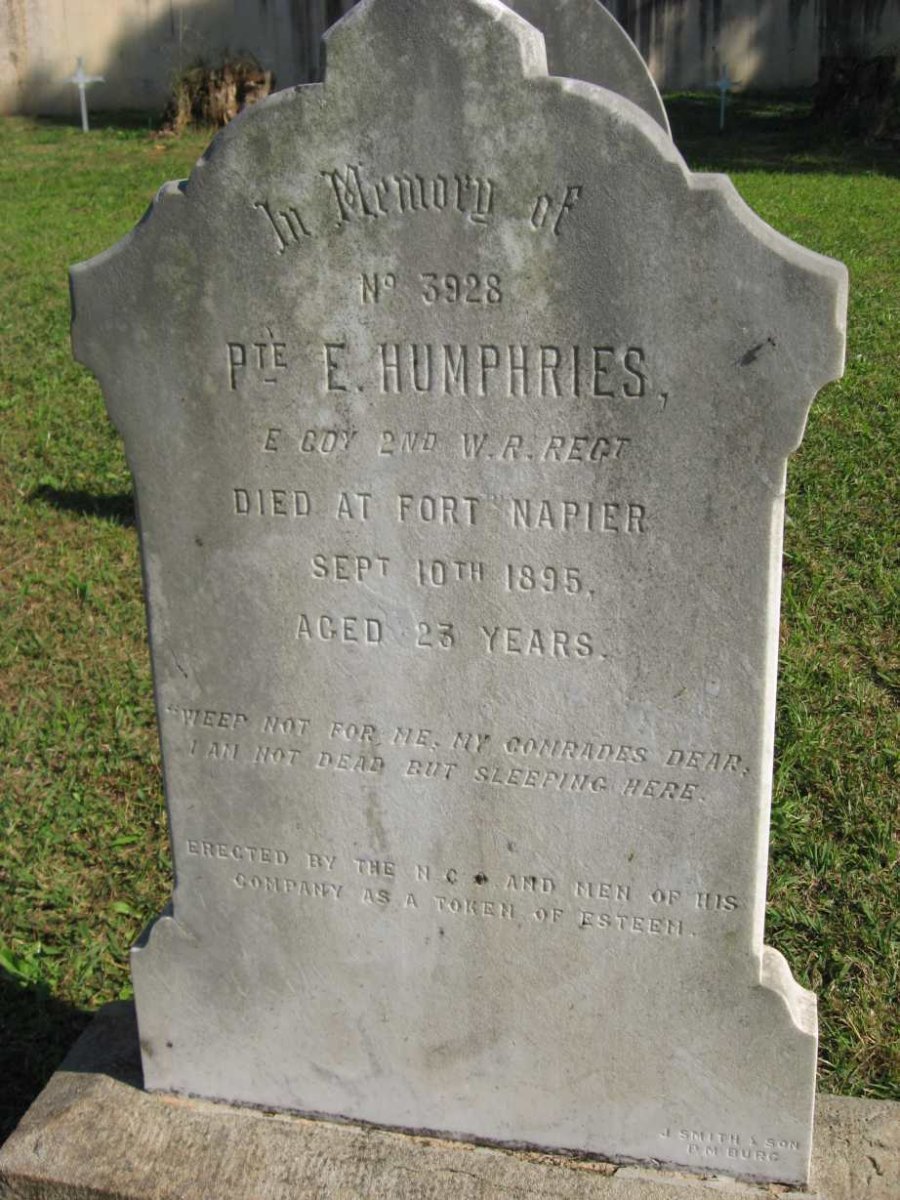 HUMPHRIES E. -1895