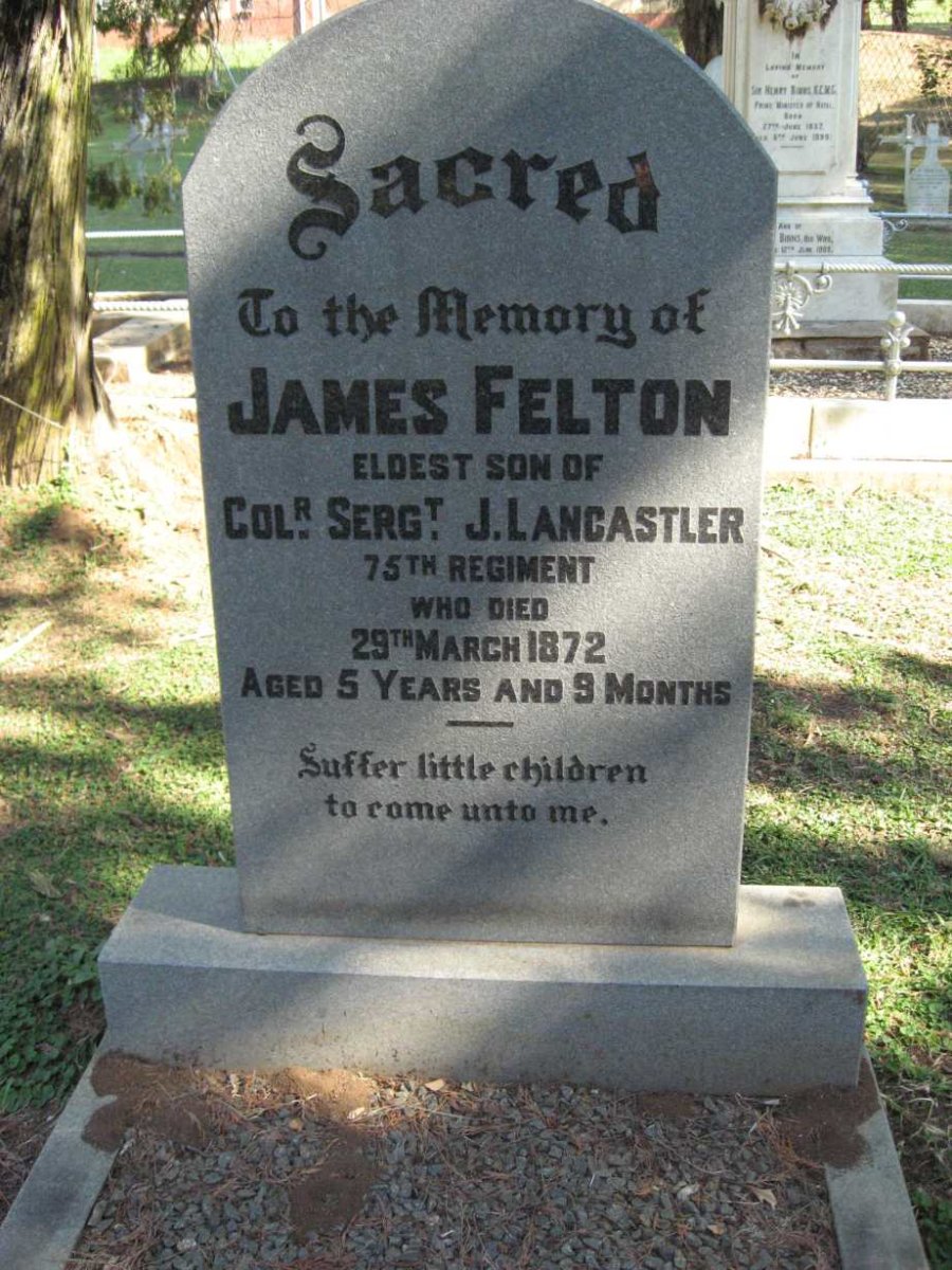LANCASTLER James Felton -1872