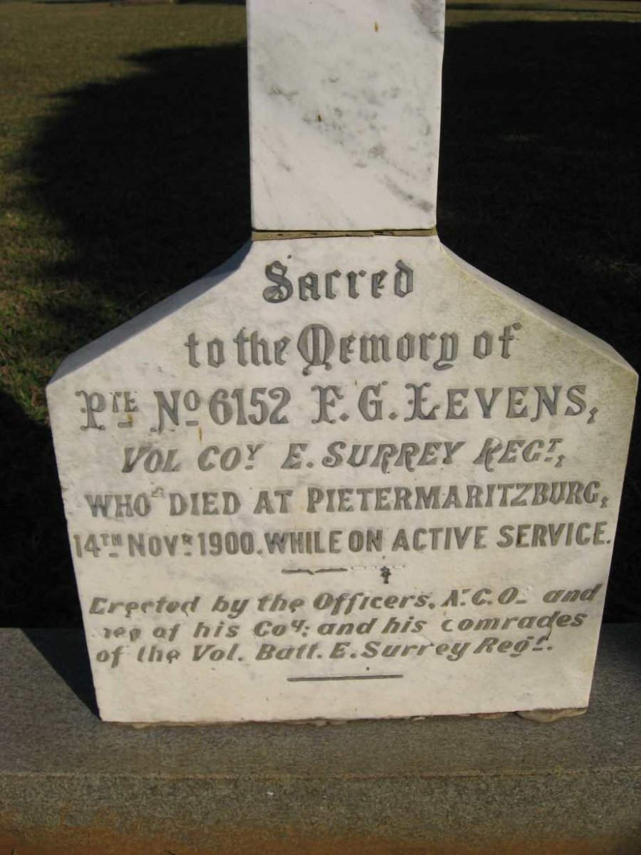 LEVENS F.G. -1900