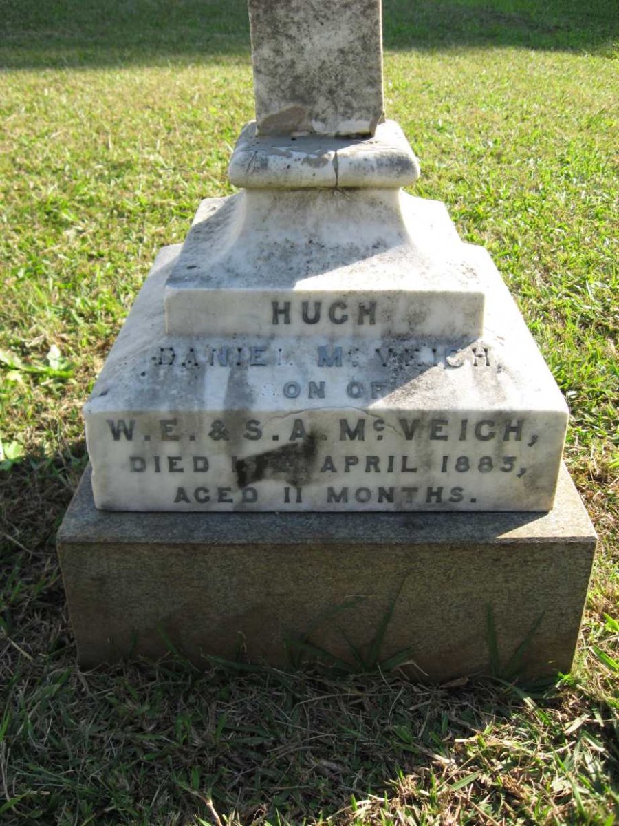 McVEICH Hugh Daniel  -1883