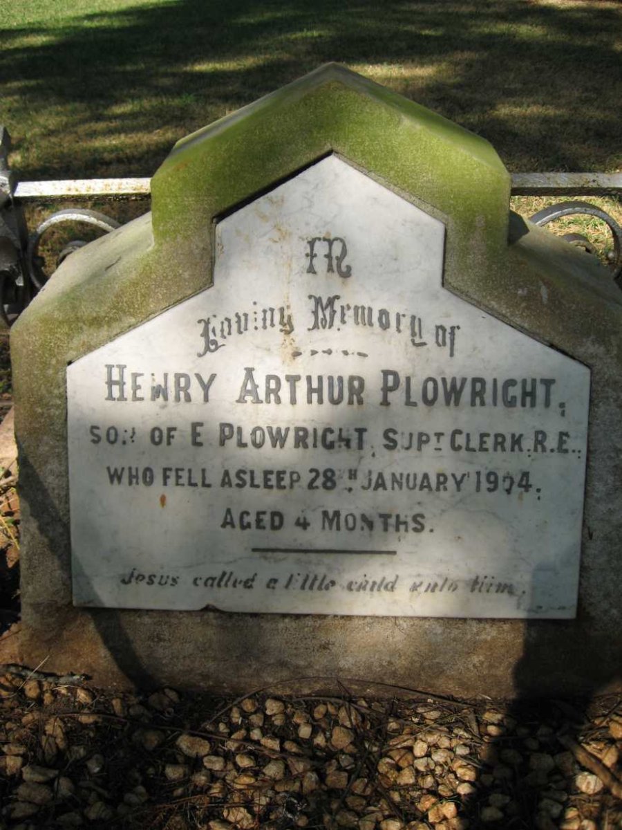 PLOWRIGHT Henry Arthur -1904