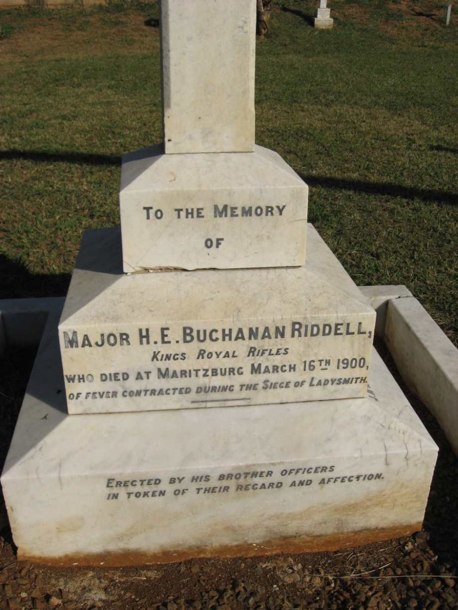 RIDDELL H.E. Buchanan -1900