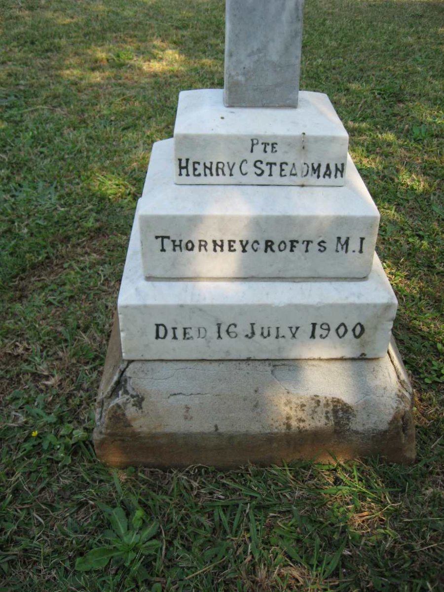 STEADMAN Henry C. -1900