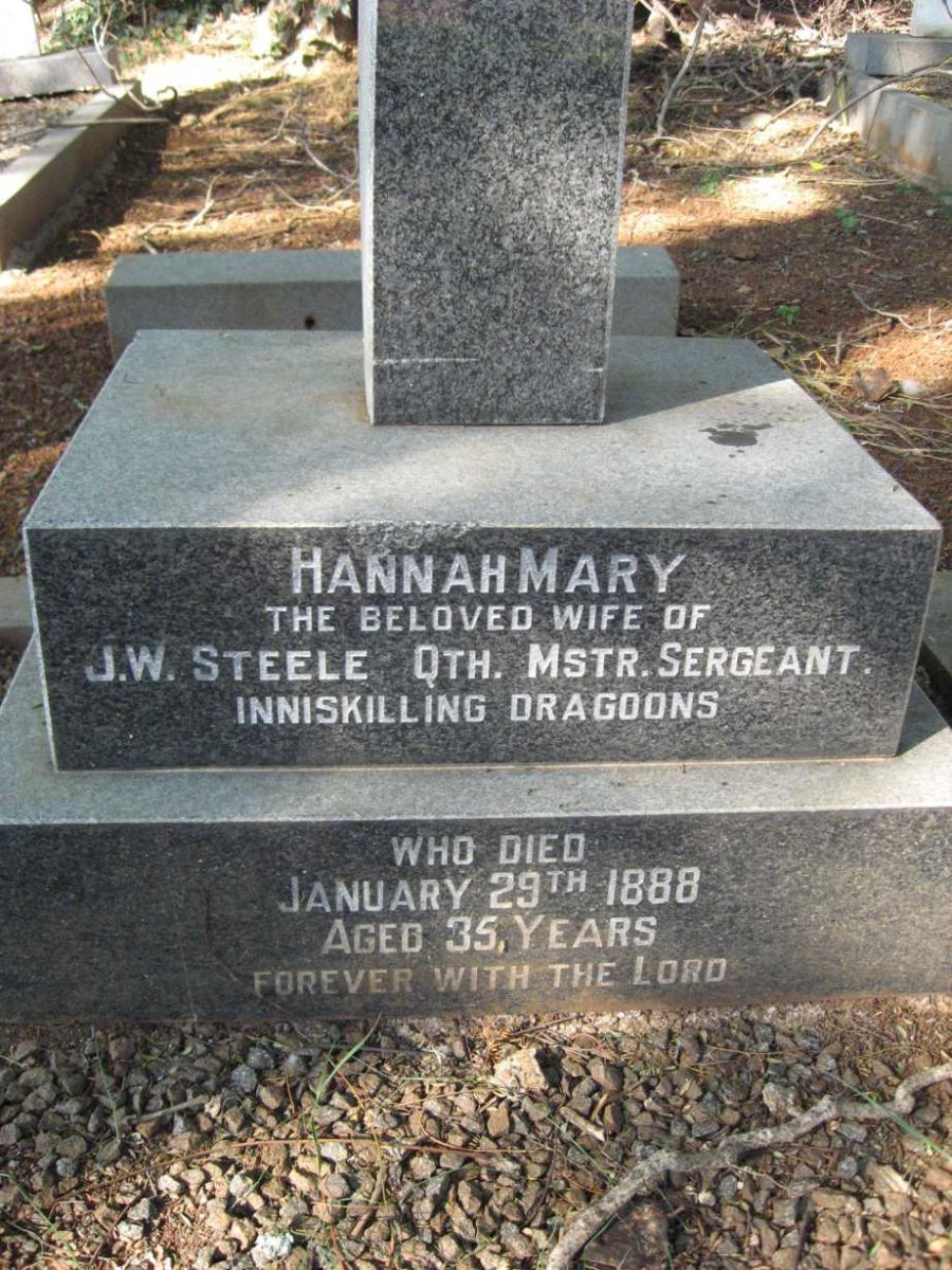 STEELE Hannah Mary -1888