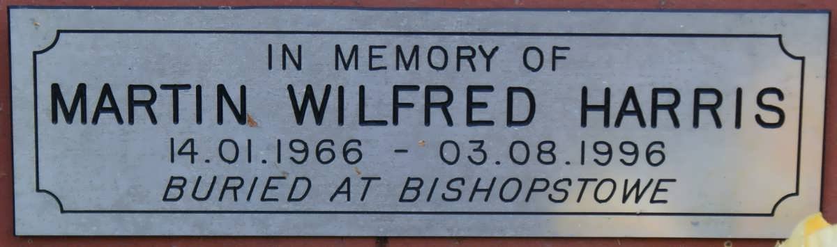 HARRIS Martin Wilfred 1966-1996
