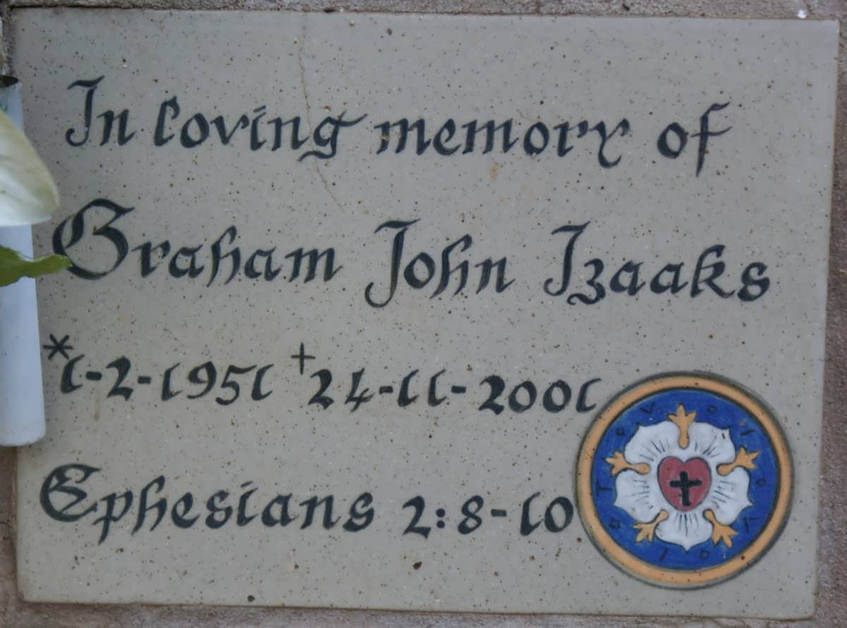 IZAAKS Graham John 1951-2001
