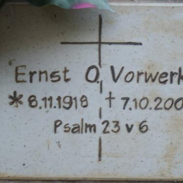 VORWERK Ernst O. 1918-2004