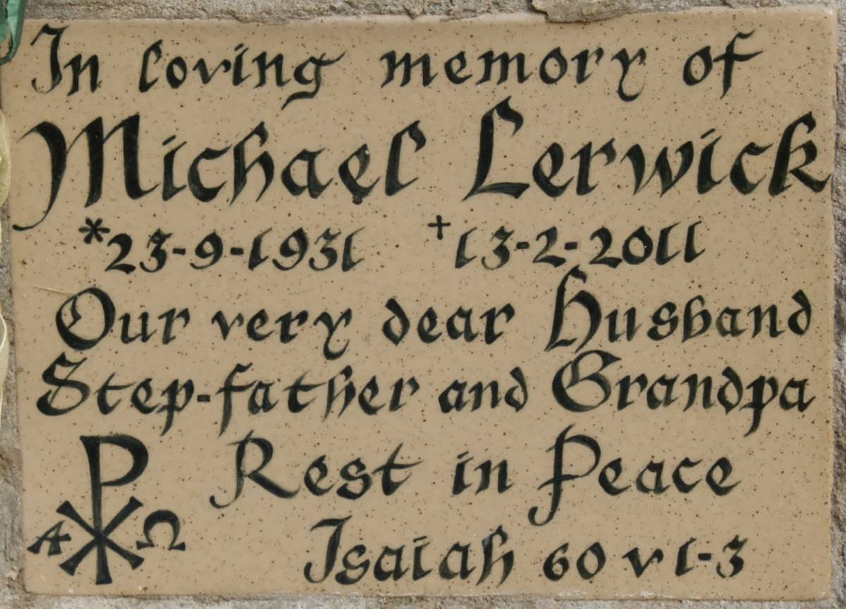 LERWICK Michael 1931-2011