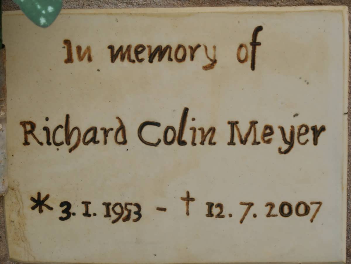 MEYER Richard Colin 1953-2007